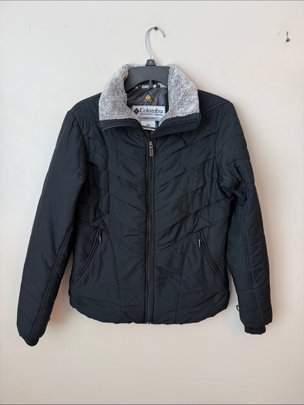 Columbia Interchange Titanium Jacket Thermal Comfort Omniheat Blk Women’s Medium